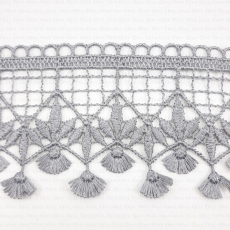 Guipure lace white, black, grey 70mm no. 2258