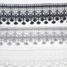 Guipure lace white, black, grey 70mm no. 2258