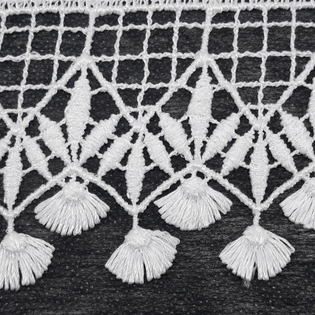 Guipure lace white, black, grey 70mm no. 2258