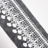 Guipure lace white, black, grey 70mm no. 2258