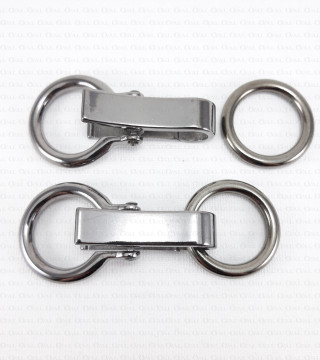 Metal fastening – Dark nickel no. 755