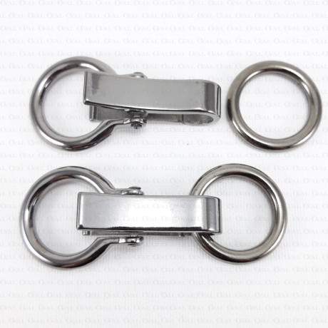 Metal fastening – Dark nickel no. 755