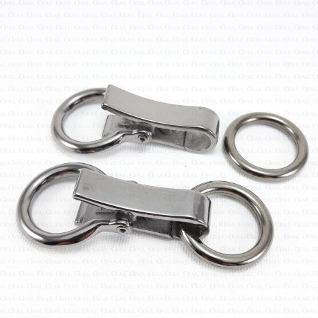 Metal fastening – Dark nickel no. 755