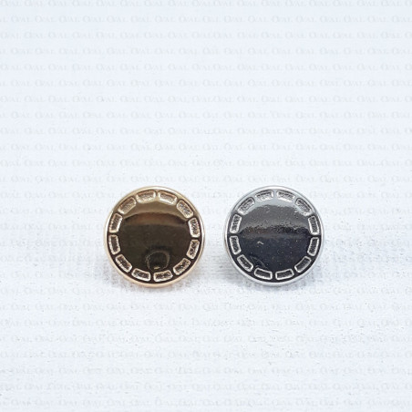 Metal button 9mm Pack of 10 pcs no. 1624