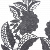Guipure appliqués 165 mm white, black 2259