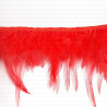 Feathers on tape 13cm /1y red 177