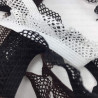 Elastic lace 17mm white, black, brown 298