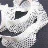 Elastic lace 17mm white, black, brown 298