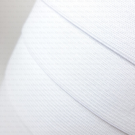 White elastic 25m / various widths no. 2281