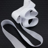 White elastic 25m / various widths no. 2281
