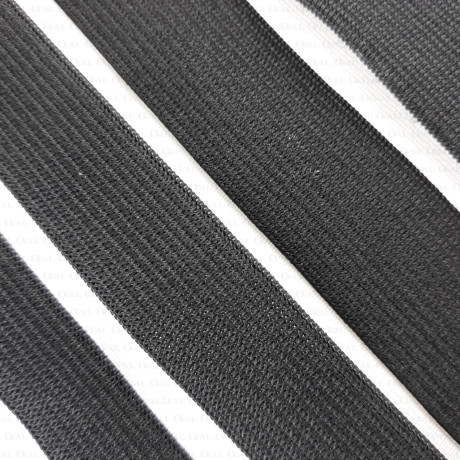 Black elastic 25m / various widths no. 2282