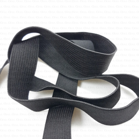 Black elastic 25m / various widths no. 2282
