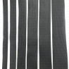 Black rubber various widths, 5 m package 0011