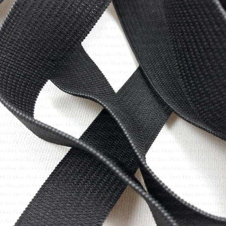 Black rubber various widths, 5 m package 0011