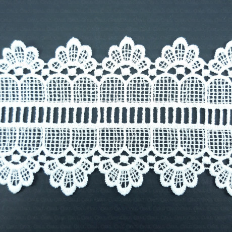 Guipure lace trim 80mm 2288