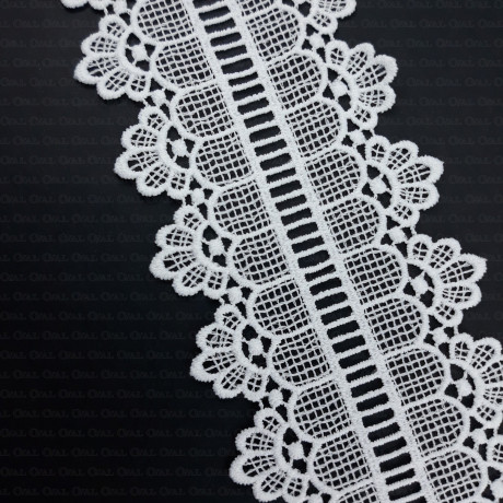 Guipure lace trim 80mm 2288