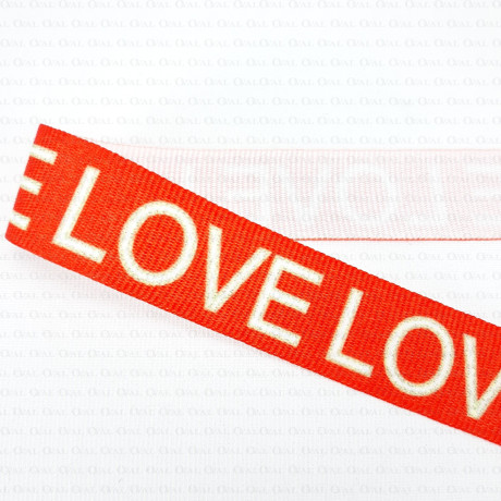 Decorative tape with inscriptions 20mm 2291