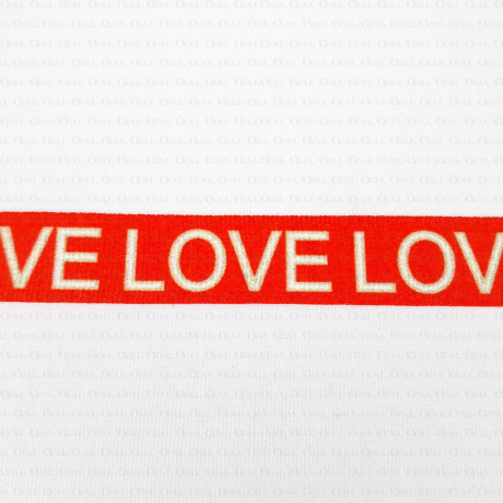 Taśma ozdobna z napisami 20mm 2291