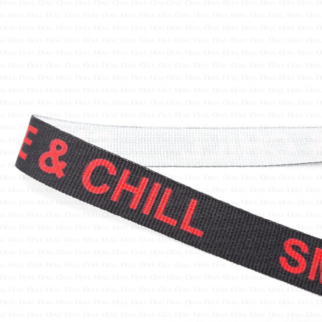 Decorative ribbon with inscriptions 15mm 2292 50m, 1m