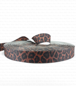 Decorative leopard-print ribbon 20mm 2293