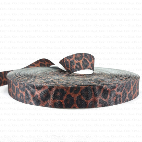 Decorative leopard-print ribbon 20mm 2293