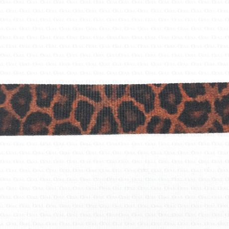 Decorative leopard-print ribbon 20mm 2293