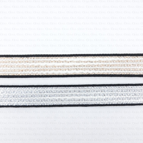 Decorative tape 15mm, 25mm gold and silver 2303