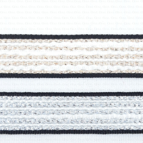 Decorative tape 15mm, 25mm gold and silver 2303