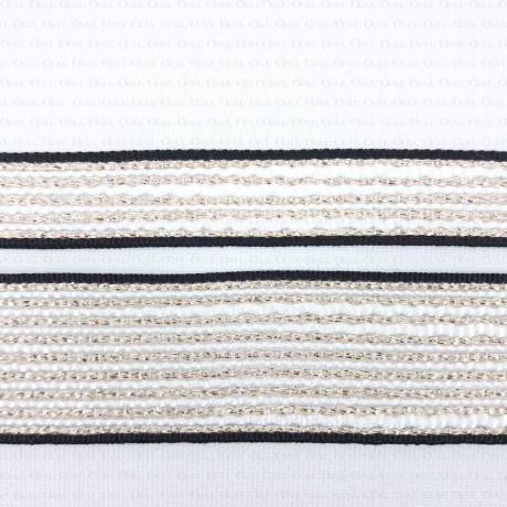 Decorative tape 15mm, 25mm gold and silver 2303
