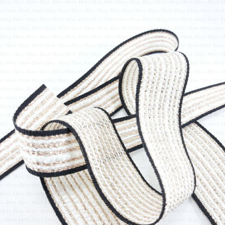 Decorative tape 15mm, 25mm gold and silver 2303