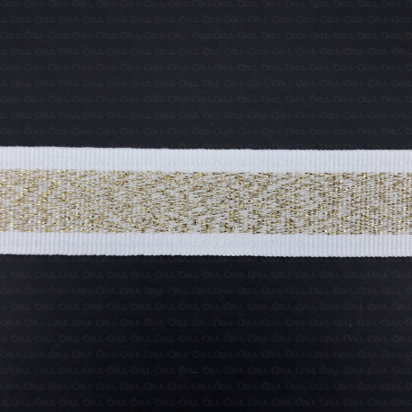 Taśma ozdobna rypsowa  25mm 2306