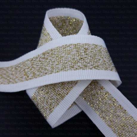 Decorative grosgrain ribbon 25mm /1 or 50m 2306