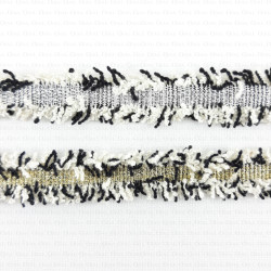Taśma ozdobna z frędzelkami 15mm 2308 Taśma ozdobna z frędzelkami 15mm 2308