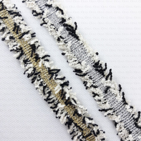 Decorative tape with tassels 15mm/1 or 15 yards 2308