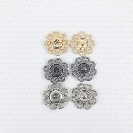 Metal snaps 21mm 2314