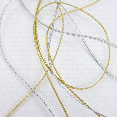 Metallic cord 100m or 5m/1mm 476