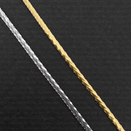 Sznurek metalizowany złoty,srebrny 1,5mm 2316