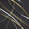 Metallic cord gold, silver 1.5 mm 2316