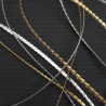 Metallic cord gold, silver 1.5 mm 2316