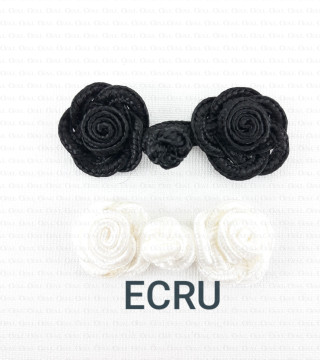 Szamerunek-zapięcie białe i czarne,2007