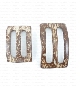 Coconut buckle 30, 40, 50mm / 1 or 50 pcs 2328