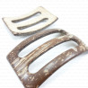 Coconut buckle 30, 40, 50mm / 1 or 50 pcs 2328