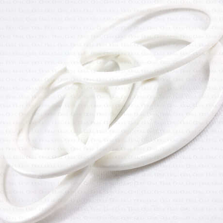 White/black plastic wheel 60 mm, no. 2036