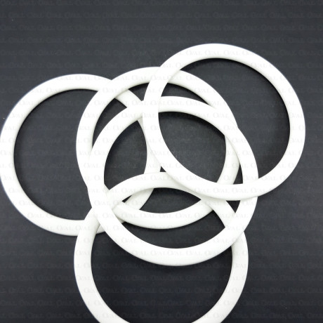 White/black plastic wheel 60 mm, no. 2036