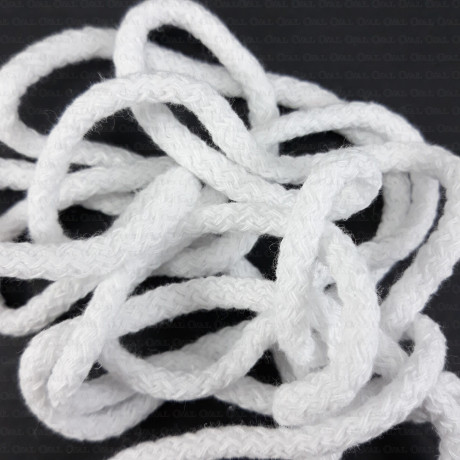 Cotton cord 50 m WHITE