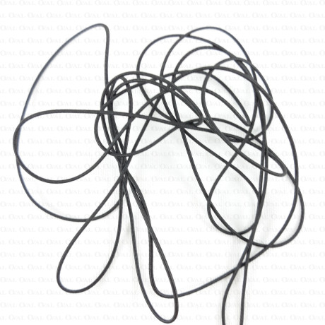 Round elastic 1mm /200m black 2350