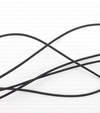 Round elastic 1mm /200m black 2350