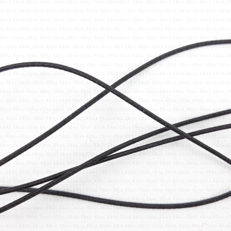 Round elastic 1mm /200m black 2350