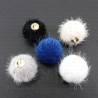 Pendant - pompom 15mm / 1 piece or 10 pieces 2361