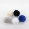 Pendant - pompom 15mm / 1 piece or 10 pieces 2361